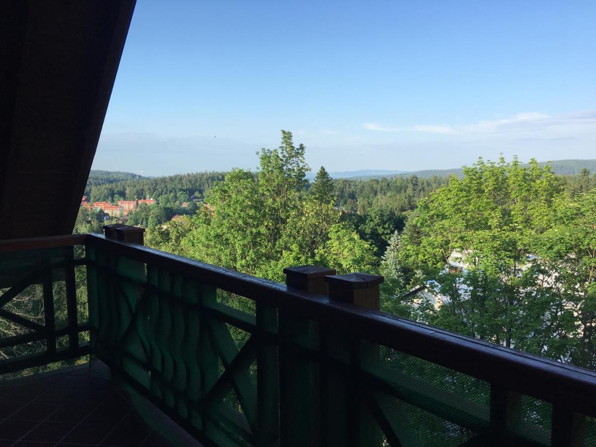 Apartament Urocza Przy Wyciagu Ski Arena ชกลาร์สกา ปอเรมบา ภายนอก รูปภาพ