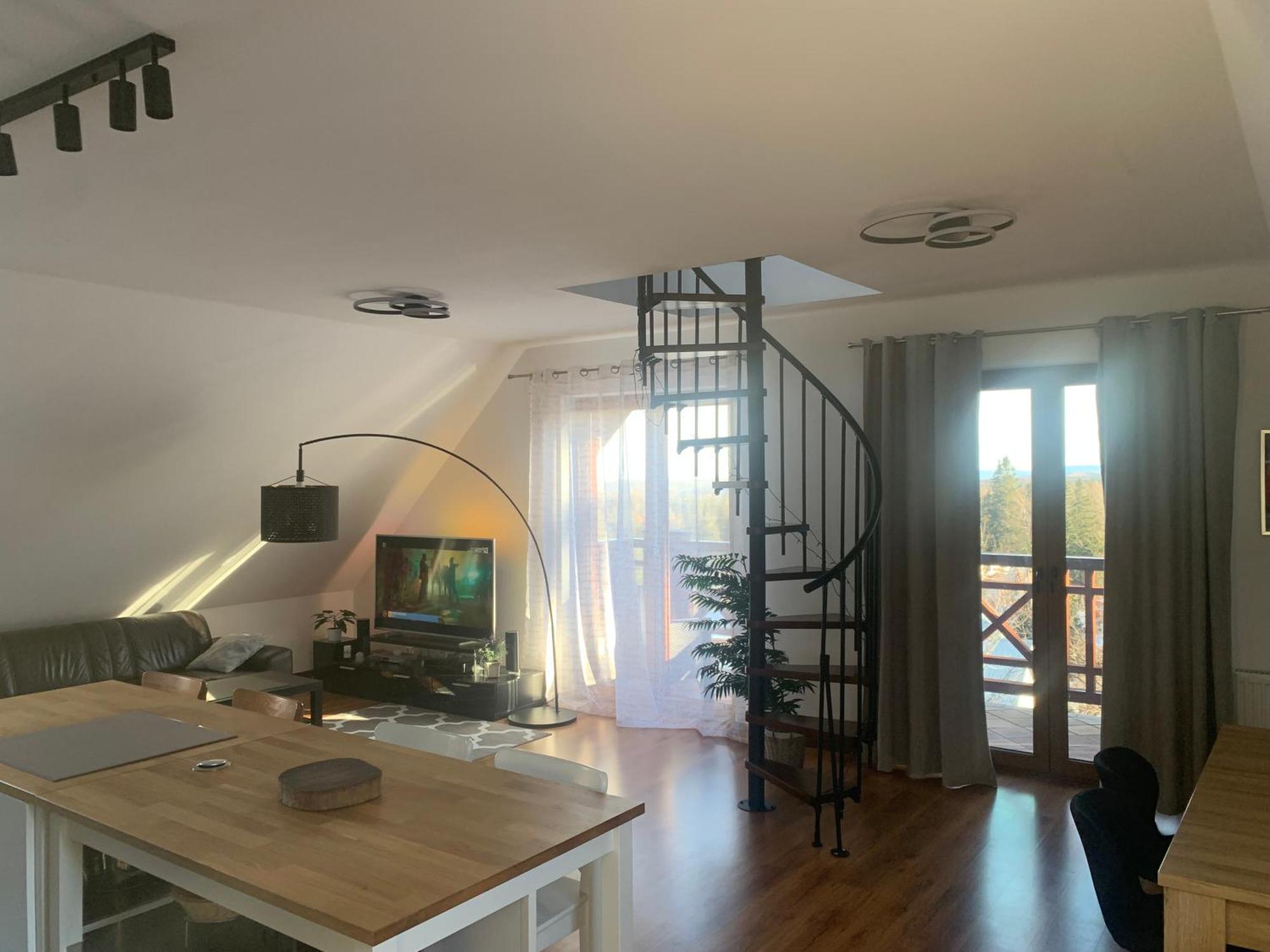 Apartament Urocza Przy Wyciagu Ski Arena ชกลาร์สกา ปอเรมบา ภายนอก รูปภาพ